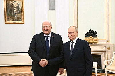 Лукашенко встретился с Путиным