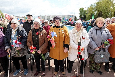 \"Шествие поколений\", военный парад, интерактивные площадки. В Витебске отмечают День Победы