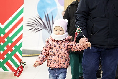 В Солигорске на \"Марафоне единства\" прошла \"Знаковая встреча\"