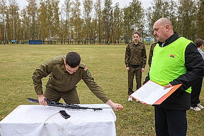 Межрегиональный турнир среди военно-патриотических клубов проходит в Быховском районе