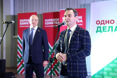 \"Одно дело делаем\": встречи предприятий-партнеров проходят на \"Марафоне единства\" в Гродно