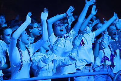 \"#Код будущего: твой цифровой след\". Учащиеся минских колледжей отметили день первокурсника