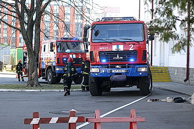 В Брестской областной детской больнице прошли учения МЧС