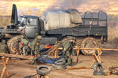 Борьба с дронами и бой в лесу. В Лепельском районе проходит оперативный сбор командного состава ВС