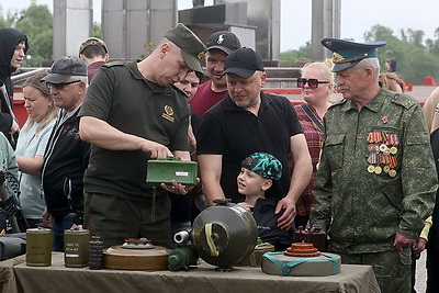 В Речице встретили акцию \"Марш Победы\"