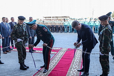 В жилом районе Минска \"Северный берег\" открыли новую пожарную часть