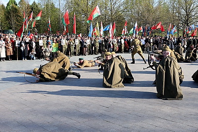 Патриотическая акция \"Прорыв Победы\" прошла в мемориальном комплексе \"Прорыв\"