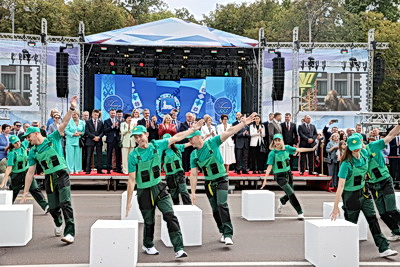 Празднично и ярко отметили День города в Гомеле
