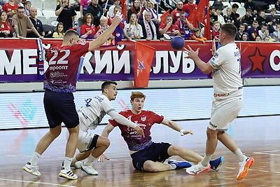 \"Мешков Брест\" обыграл гандболистов СКА в чемпионате Беларуси