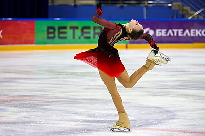 Белорусские фигуристы завоевали четыре медали домашнего Кубка сильнейших