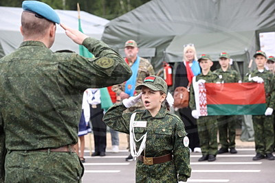 Под Брестом дали старт финалам игр \"Зарничка\", \"Зарница\" и \"Орленок\"