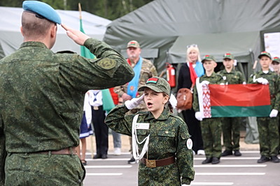 Под Брестом дали старт финалам игр \"Зарничка\", \"Зарница\" и \"Орленок\"