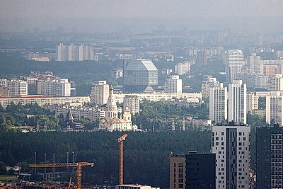 Захватывающий вид на Минск и окрестности с высоты птичьего полета