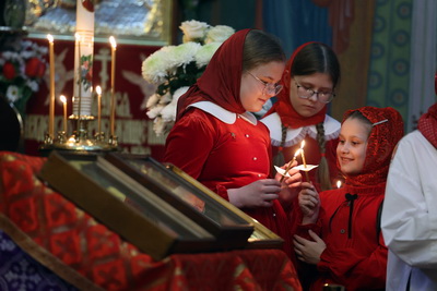 Благодатный огонь доставили в Гродно