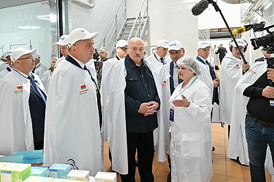 Лукашенко совершил рабочую поездку в Гродненскую область