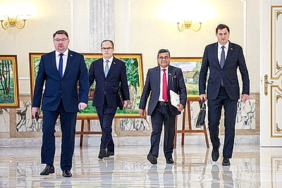 Лукашенко провел встречу с послом Индии