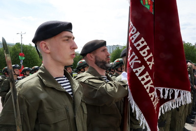 Репетиции парада в честь 80-летия Великой Победы прошли в регионах Беларуси