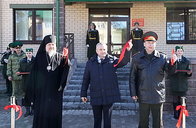 Новый комплекс погранзаставы \"Семеновка\" открыли в Гомельском районе