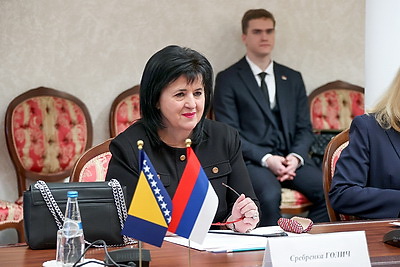 В Мингорисполкоме прошла встреча с парламентской делегацией Республики Сербской