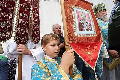 Праздничным шествием в Витебске отметили Успение Пресвятой Богородицы