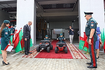 Помощь всегда рядом. В Червене открыли модернизированную пожарную часть