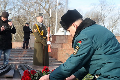 Церемония возложения венков прошла в Могилеве
