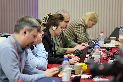 В рамках второго заседания VII ВНС во Дворце Республики организована работа пресс-центра