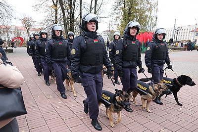 Надежность, профессионализм, отвага. Годовщину образования Департамента охраны МВД отметили в Гродно