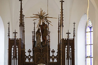 Достопримечательности. Костел святого Иоанна Крестителя