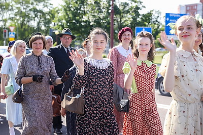 Атмосферу последнего мирного дня 1941 года воссоздали в Бресте