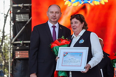 \"Дажынкi-2025\". Как в Заславле проходит областной праздник тружеников села