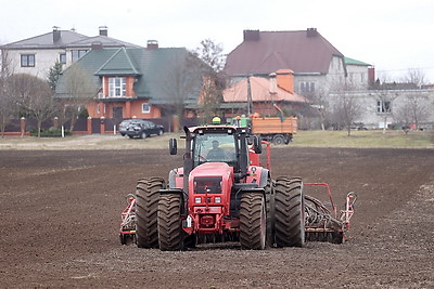 Сев ярового ячменя проходит в Гродненском районе
