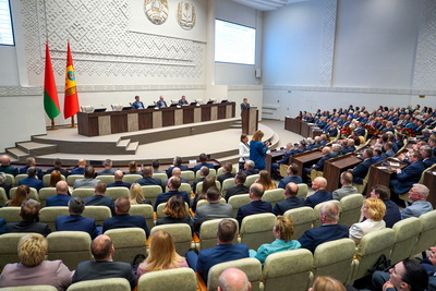 В Могилеве прошло заседание делегатов ВНС от области