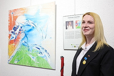 Инклюзивная выставка \"Краски говорят\" открылась в Минске