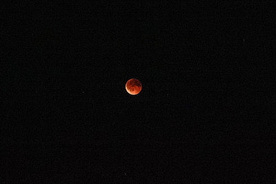 Полное лунное затмение в небе Беларуси