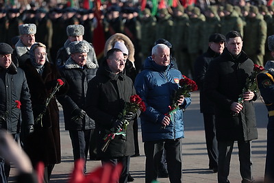 В Брестской крепости в преддверии 23 февраля возложили цветы и почтили память защитников Отечества