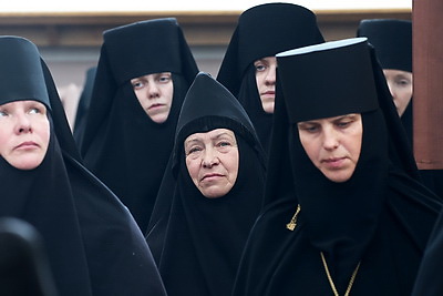 Всенощное бдение в канун памяти преподобной Евфросинии проходит в Полоцке
