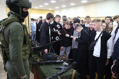 Военная академия провела выездной день открытых дверей в Могилеве