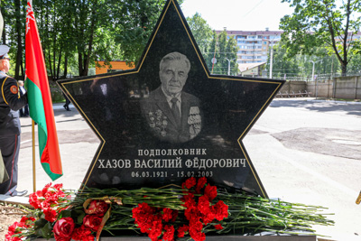 Освободителям Витебщины. Аллею памяти героев открыли в воинской части 5524