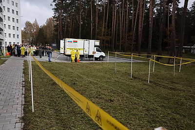 В Могилеве отработали навыки ликвидации чрезвычайной эпидемиологической ситуации
