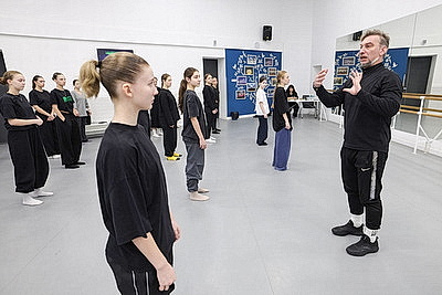 Мастер-класс хореографа-педагога Дмитрия Залесского прошел в Витебске