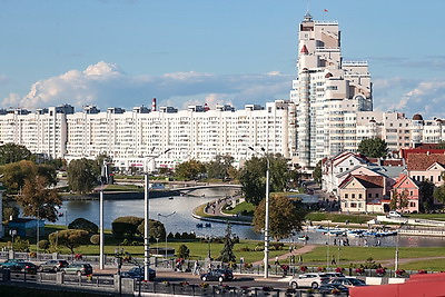 Солнечный августовский день в Минске