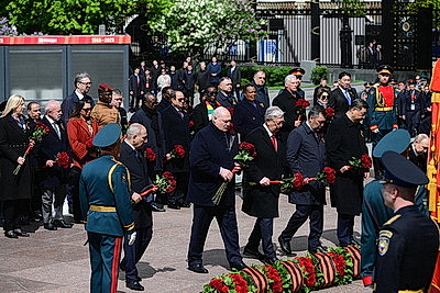 Лукашенко в Москве принял участие в торжествах в честь Дня Победы