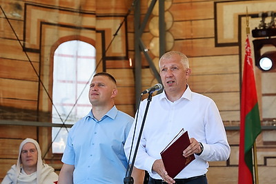 Под звон мечей и алебард в Мстиславле прошел \"Рыцарский фест\"