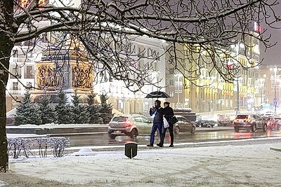 Настоящая зима пришла в Беларусь