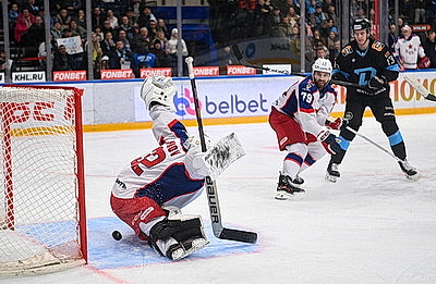 Хоккеисты \"Динамо-Минск\" обыграли московский ЦСКА