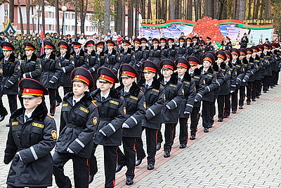 Быть честными и добросовестными. Клятву лицеиста МЧС дали 77 ребят