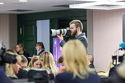 В рамках второго заседания VII ВНС во Дворце Республики организована работа пресс-центра