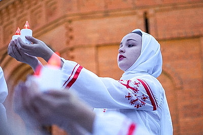 На мемориальном комплексе \"Буйничское поле\" прошла акция \"Звон скорби\"