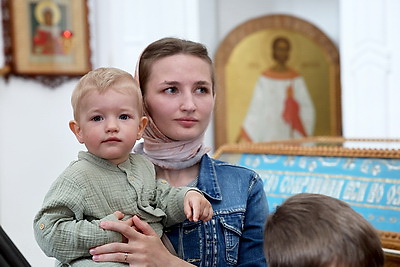 Всенощное бдение в канун памяти преподобной Евфросинии проходит в Полоцке